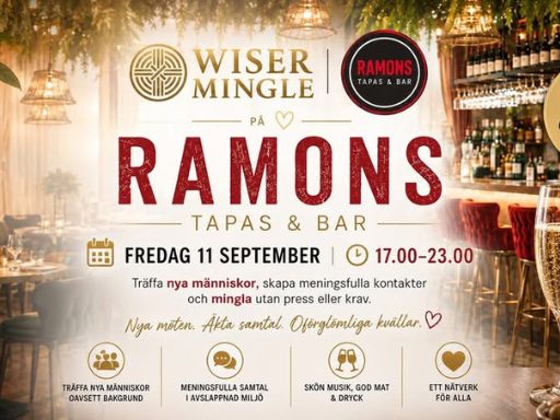 Wiser Mingle Afterwork pà RAMONS | Fredag 11 september kl. 17-23